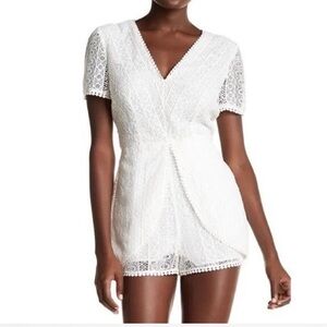 Ramy Brook Eyelet White Lace Jumpsuit